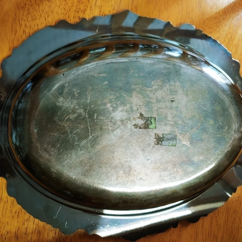 Chippendale by Wallace X101 Silverplated Serving Tray.